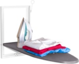 Xabitat Wall Mounted Ironing Board - Compact Mount Fold Down Ironing Board for Small Spaces