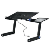 Adjustable Portable Laptop Desk, Black