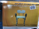 Bath Bench with Back and Arms