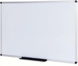 Viz-Pro Magnetic Whiteboard/Dry Erase Board, 48 X 36 Inches, Silver Aluminium Frame - $57.90 MSRP