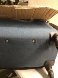Fochier Softshell Luggage Set TSA Lock Blue