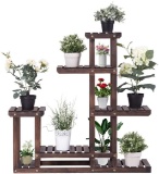 Vivosun Wooden Plant Flower Display Stand