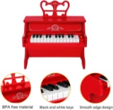 M Sanmersen Kids Piano, Music Pianos Keyboards Educational Mini Piano 25 Keys - Red - $23.64 MSRP