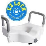 Vaunn Medical Elevated Raised Toilet Seat and Commode Booster Seat Riser - $43.35 MSRP