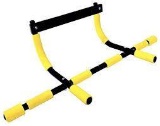 SOTASTIC Pull Up Bar for Doorway Adjustable Yellow