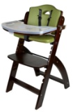 Abiie Beyond Wooden High Chair with Tray. The Perfect Adjustable Baby Highchair Solution $194.95MSRP