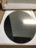 Round Frameless Mirror