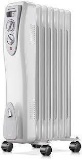 Homeleader 1500W Oil Heater, Portable Space Heater, Electric Heater for Home and Office,White