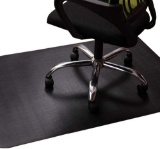 Office Chair Mat for Hardwood and Tile Floor, Black, Anti-Slip Not for Carpet