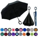 MRTLLOA Inverted Umbrella with C-Shaped Handle