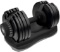 Ativafit Adjustable Dumbbell 71.5 Pounds Fitness Dial Dumbbell with Handle and Weight Plate