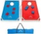 Himal Portable PVC Framed Cornhole Game Set with 8 Bean Bags