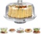 HBlife Acrylic Cake Stand Multifunctional Serving Platter and Cake Plate With Dome $24.59 MSRP