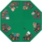 VivoHome...Foldable 8-Player Texas Poker Card Tabletop Layout Portable Anti-Slip Rubber Board Game M