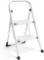 Delxo 2 Step Ladder Folding Step Stool ladder with Handgrip Anti-slip Sturdy and Wide Pedal