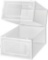 Clear Shoe Box (White)