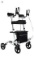 Elenker Folding Upright Rollator Walker Medical Seat Four Wheel LightWeight