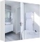 Homfa Bathroom Cabinet with Mirror Wall Cabinet