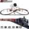 Temi Electric Classical Train Sets with Steam Locomotive Engine, Cargo Car and Tracks