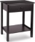 Homfa Night Stand End Table Wooden Bedside Table with Drawer, Dark Brown