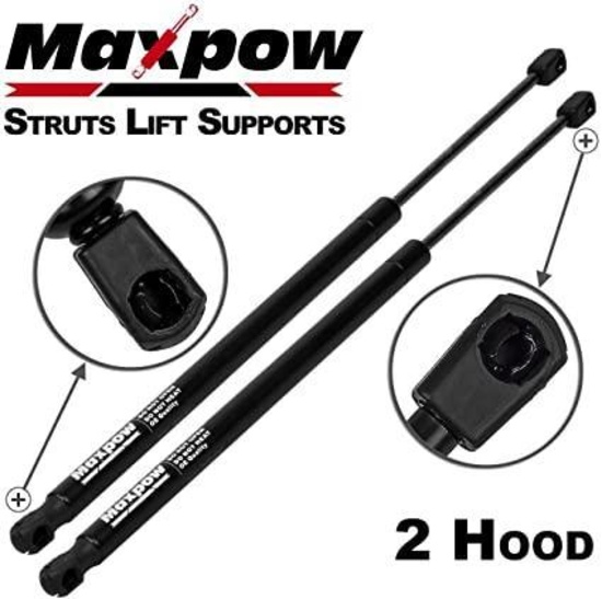Maxpow 2 Pcs Gas Charged Hood Lift Support Struts Compatible with Ford F-250 Super Duty 1999-2007