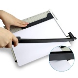 Paper Cutter A4 Paper Trimmer Photo Guillotine Craft Machine with Heavy Duty Gridded Base