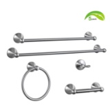 Xinwei Bathroom Towel Bar Set 5-Piece Metal Bath Hardware Towel Bar Accessory Set