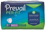 Prevail Per-Fit Incontinence Briefs, Maximum Plus Absorbency, Regular 10 Count Pack of 4