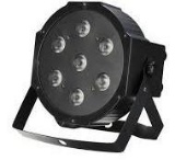 LED Mini Flat Par Light 7 LED