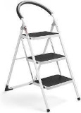 Delxo 3 Step Ladder Folding Step Stool 3 Step Ladders - $56.09 MSRP