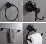 ElloandAllo Oil Rubbed Bronze Bathroom Accessories Sets - $49.99 MSRP