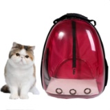 Pet Carrier, Hard-Sided Pet Bag, Cat/Dog Bubble Backpack