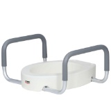 Carex Elevated Toilet Seat with Handles