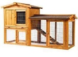 Sunnyglade Chicken Coop Large Wooden Outdoor Bunny Rabbit Hutch Hen Cage with Ventilation Door