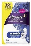 Always Discreet, Incontinence Pads, Ultimate Overnight, Long Length, 45 Count-Pack of 6 $162.50 MSRP