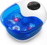 Foot Spa Misiki Foot Bath Massager with Heat Bubbles Vibration and Auto Shut-Off