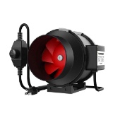 Vivosun 6 Inch 390 CFM Inline Duct Fan with Variable Speed Controller HVAC Blower - $61.73 MSRP