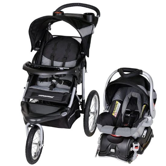 Baby Trend Expedition Jogger Travel System, Millennium White - $193.84 MSRP