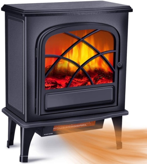 Infrared Fireplace Heater - Electric Space Heater for Large Room w/1500W Strong Power $99.99 MSRP