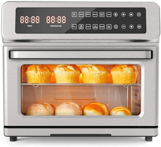 Air Fryer Toaster Oven,Iconites 20L Convection Smart Oven Dehydrator with/Digital LED Display