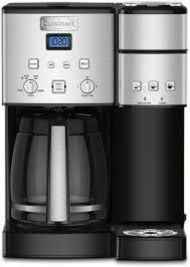 Cuisinart SS-15P1 Coffee Center 12-Cup Coffeemaker and Single-Serve Brewer, Silver - $199.00 MSRP