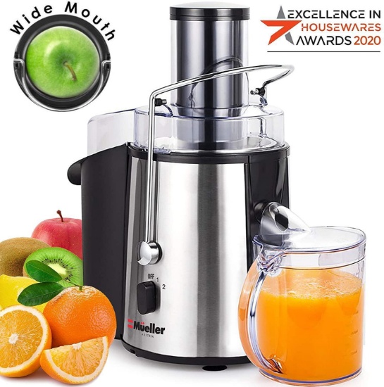 Mueller Austria Juicer Ultra 1100W Power,High Quality,BPA-Free,Large,Silver - $69.97 MSRP