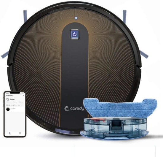 Coredy R750 Robot Vacuum Cleaner, Compatible with Alexa, Mopping System, Boost Intellect $299.99MSRP