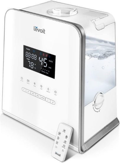 Levoit Humidifiers for Bedroom Large Room (5.5L),Warm and Cool Mist, Ultrasonic Vaporizer