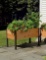 Gardener's Supply Co. 2 Ft x 4 Ft Raised Garden Bed Elevated Cedar Planter Box (24