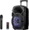 Earise Bluetooth PA Speaker System with Wireless Microphone, Portable Outdoor Karaoke Machine