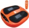 Power Legs Vibration Plate Foot Massager Platform with Rotating Acupressure Heads Multi Setting