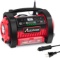 Tire Inflator Air Compressor, 12V DC / 110V AC Dual Power Tire Pump with Inflation $69.99 MSRP