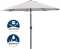 Blissun 9' Outdoor Aluminum Patio Umbrella, Striped Patio Umbrella, Market Striped Umbrella