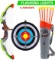 Toysery Bow and Arrow for Kids with LED Flash Lights - Archery Bow with 6 Suction Cups Arrows